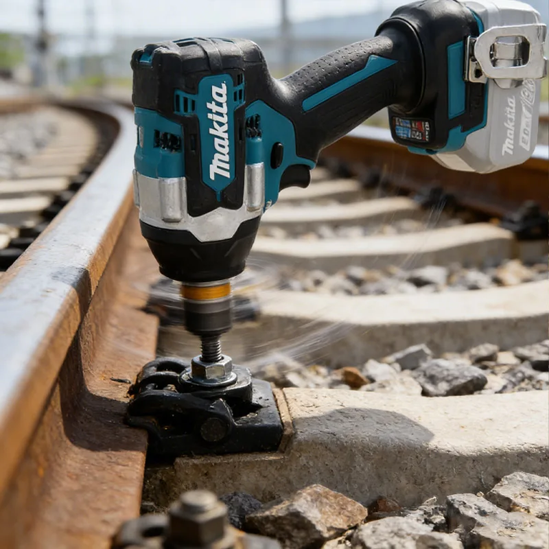 

DTW700 18V 1000Nm Brushless Cordless Impact Wrench with Variable Speed Electric Motor Compatible with 18V 6.0Ah Makita Battery