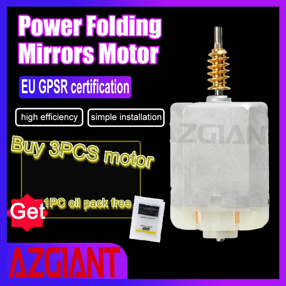 AZGIANT 1020097 Car Exterior Folding Mirror Motor 12V For Kia Sportage Rio JB Pride MK2 Hyundai IX55 Accent MK3 MC car supplies