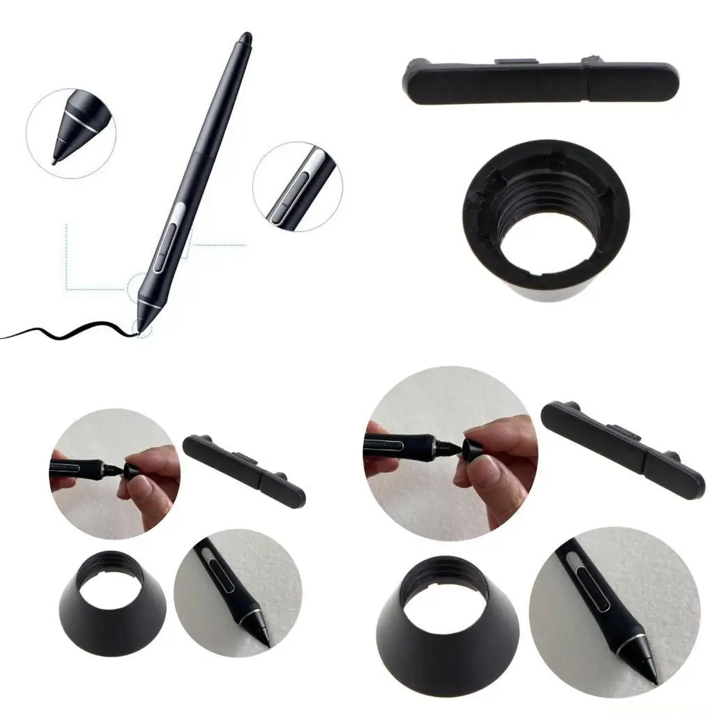 

Стильная кнопка-кнопка пера + гайка пера для Pen 2 KP-504e 503e Перьевой дисплей Персонализируйте свой опыт рисования