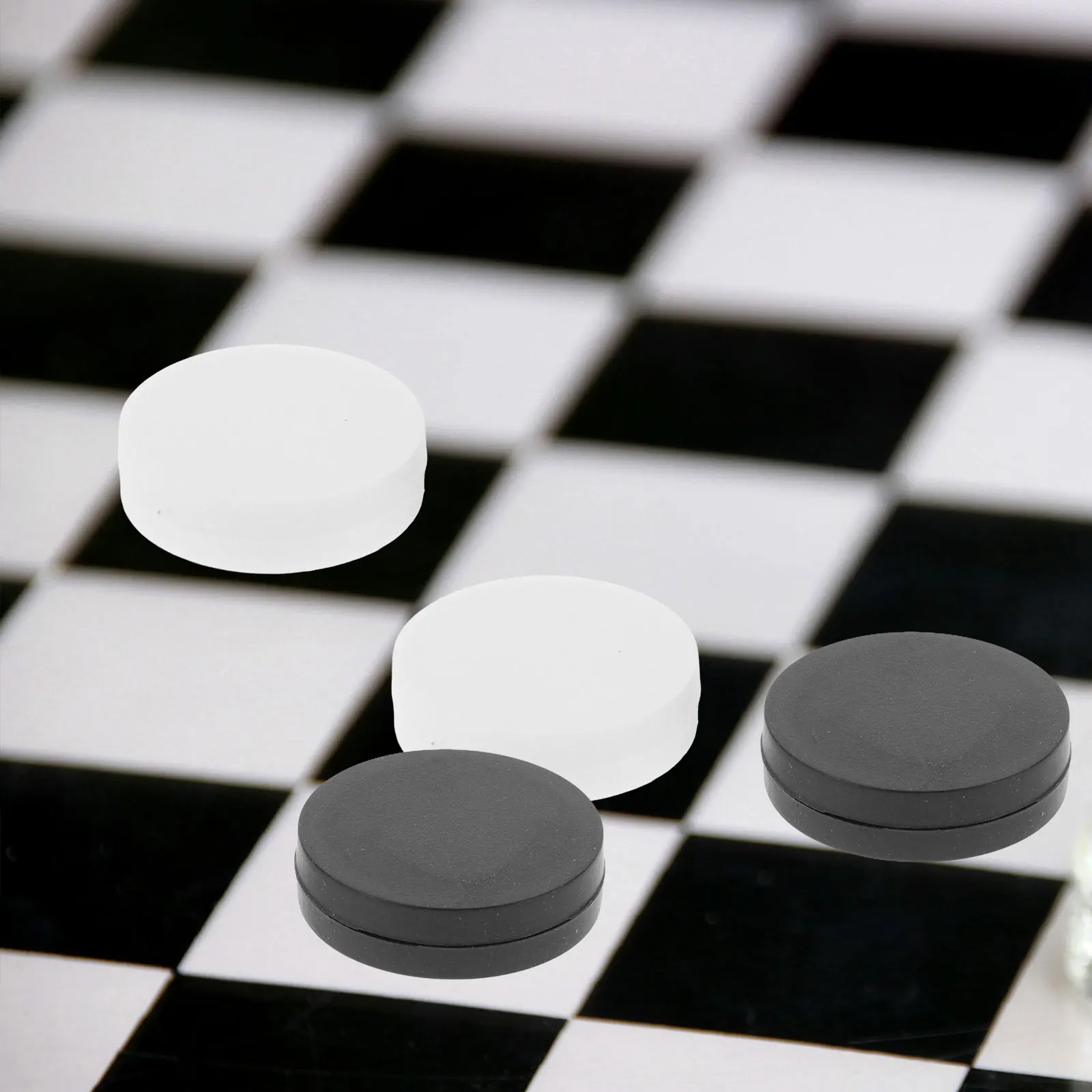 

30pcs Plastic Checkers Pieces Pieces Board Game Pieces Round Pieces Game Accessory A