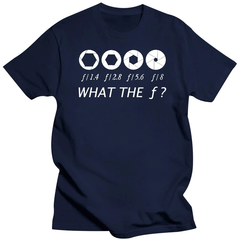 Photographer - What The F - Stop T-shirt 100% Cotton T Shirts Brand Clothing Tops Tees coat clothes tops