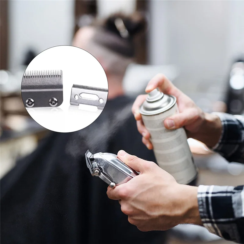 뜨거운 2 세트 전문 조정 가능한 클리퍼 블레이드 Wahl 8148 매직 클리퍼 용 탄소강 헤어 클리퍼 교체 블레이드