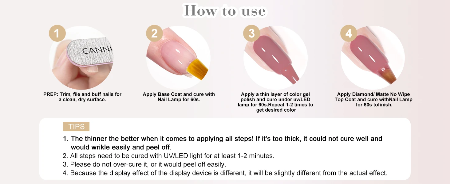 9 ml CANNI Cat Eye Nagel-Gel-Nagellack-Set, TPO-FREI, Soak Off UVLED Diamond Sparkle, wunderschöne Farbe, semi-permanent, EU-Standard-Gel-Nagel – Detail 38