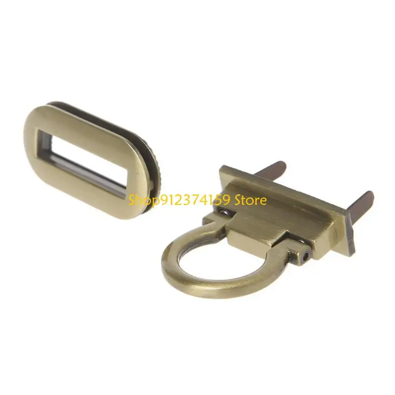 

G5AE Metal Clasp Turn Lock Twist Locks for DIY Handbag Craft Bag Purse Hardware