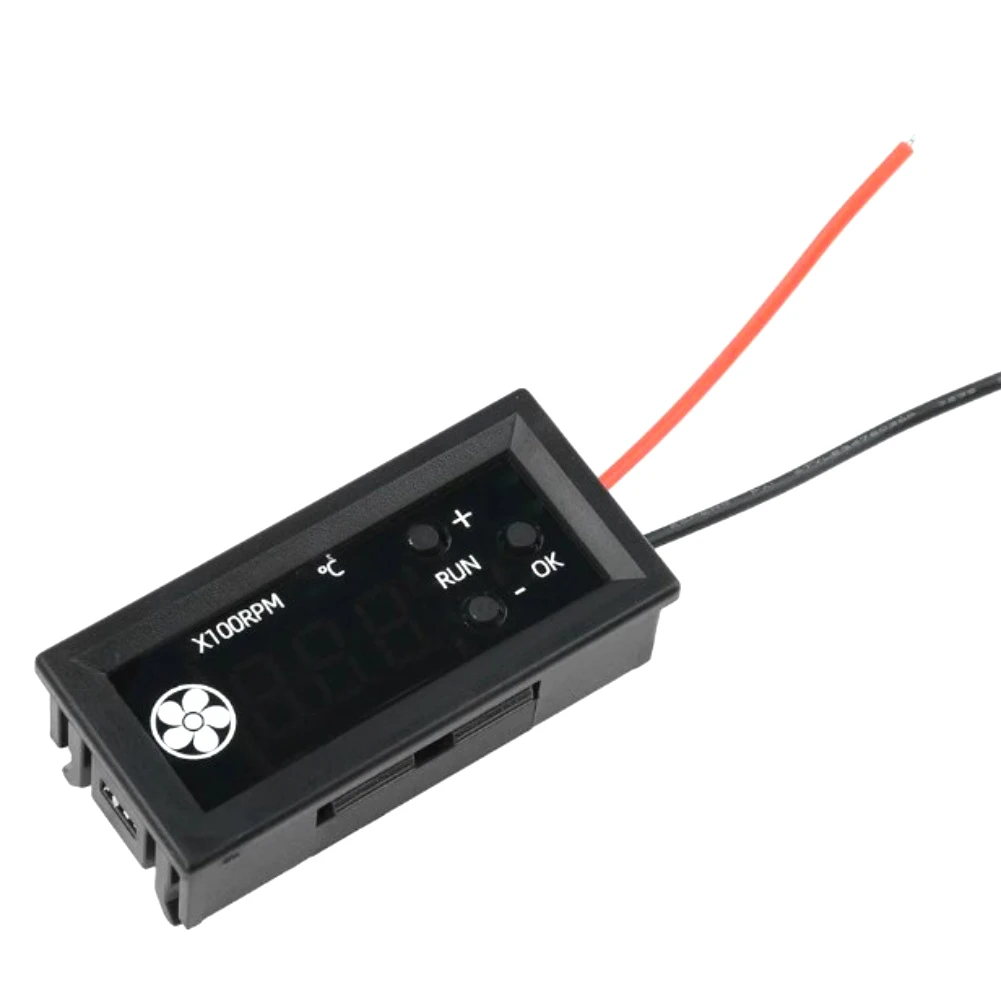 DC12V For PWM Fan Temperature Controller With Red Black Wire Input For PC Server Cooling System Regulator Tool