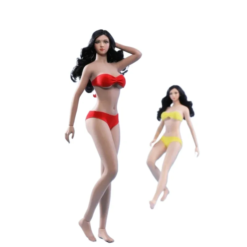 

Tbleague 1/6 Scale PHMB2022-S48 S49 Steel Seamless Female Body with Detachable Feet Hand Pale/Suntan Action Figure Dolls Toys