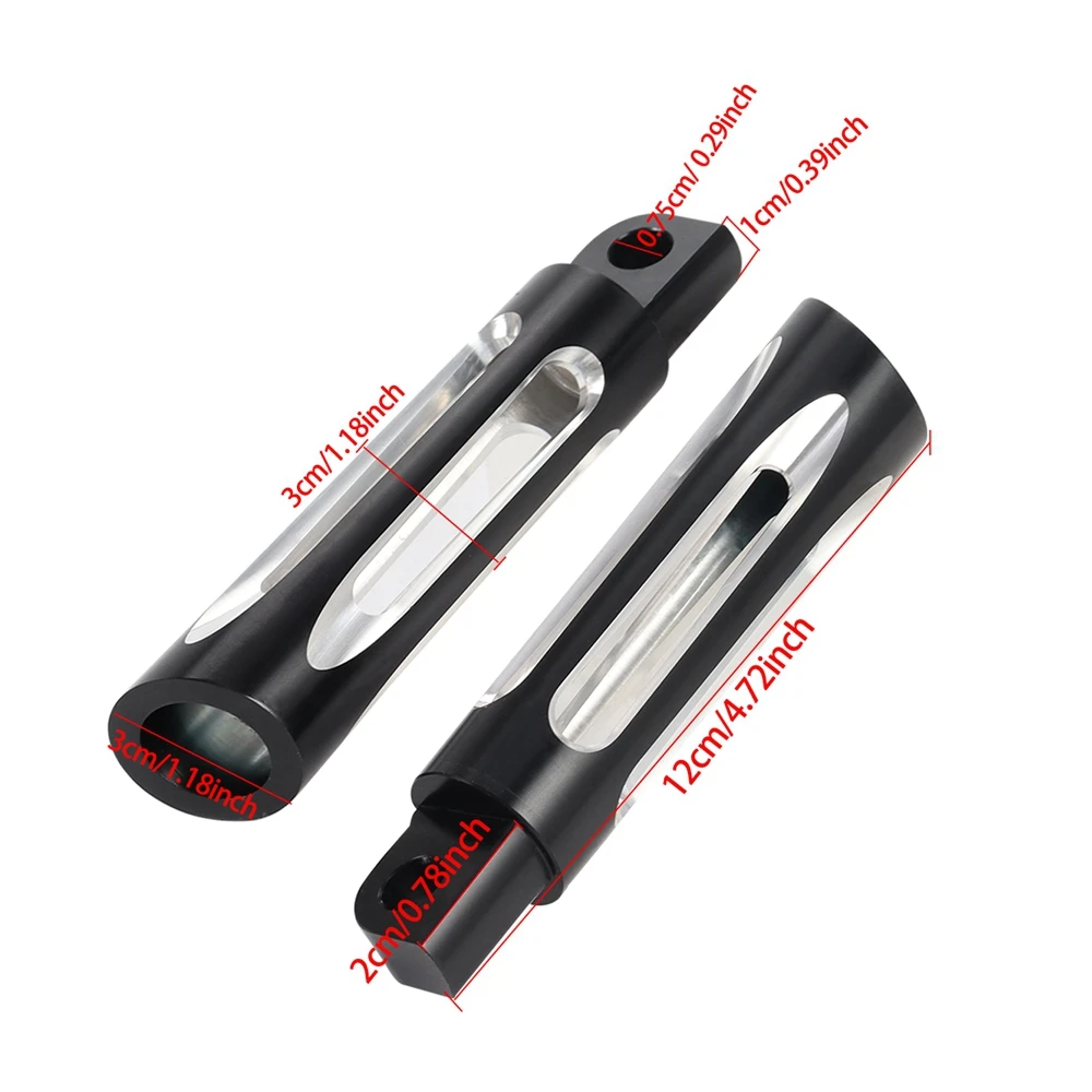 CNC Foot Peg Motorcycle Front Rear Footrest Pedal Male Mount For Harley Sportster Iron 883 Touring Road King Dyna Softail Fatboy