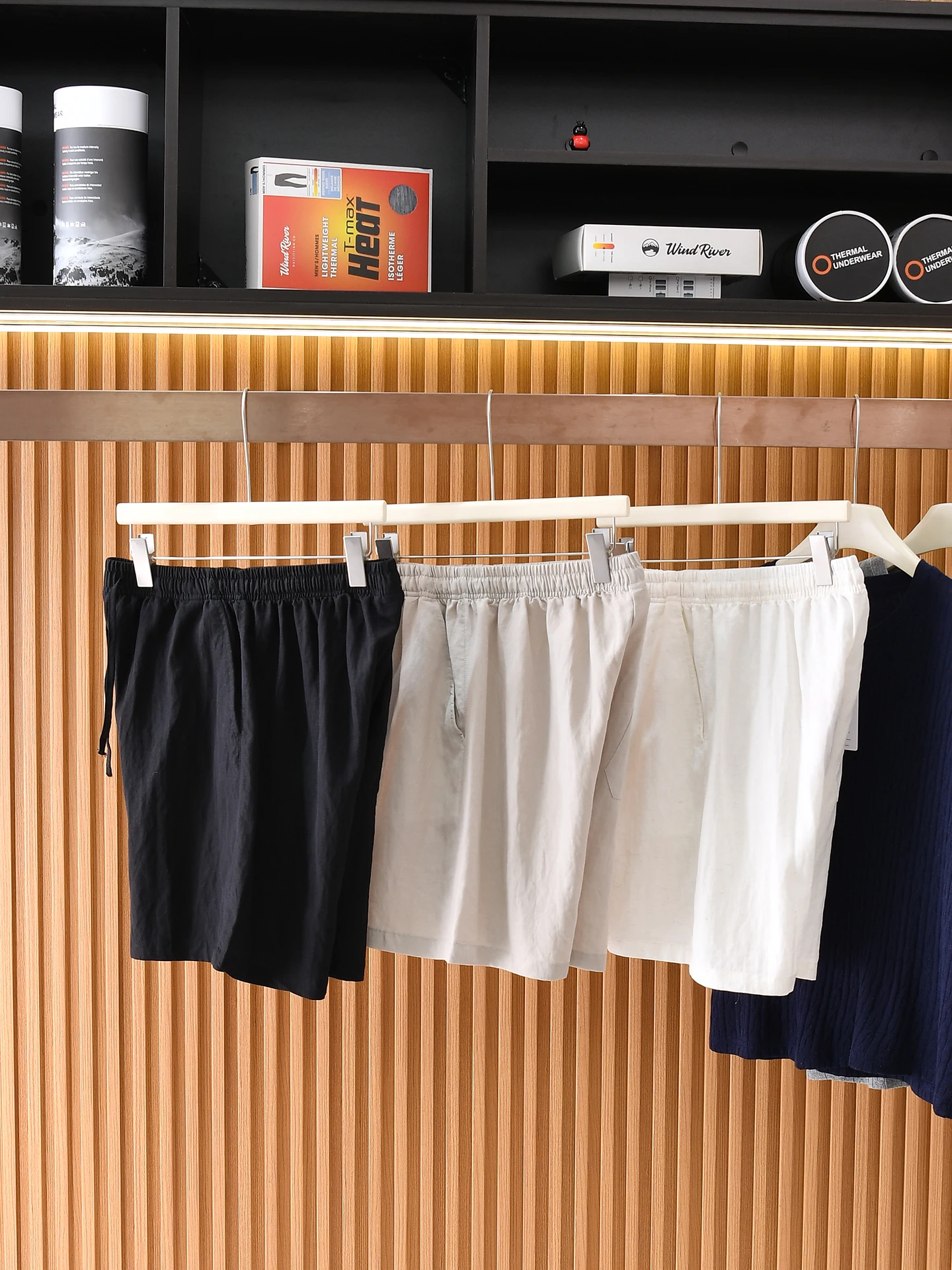 Summer Men's Vintage Casual Loose Versatile Shorts High Drape Feel Lyocell Blended Fabric Comfortable Elastic Waist Basic Color