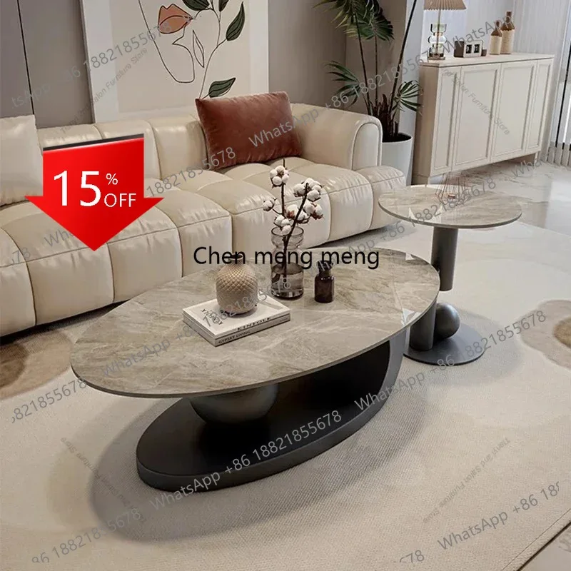 A139 Modern Simple Coffee Tables Nordic Luxury Living Room Center Tea Coffee Tables Hotel Sofa Side Home Furniture Couchtisch