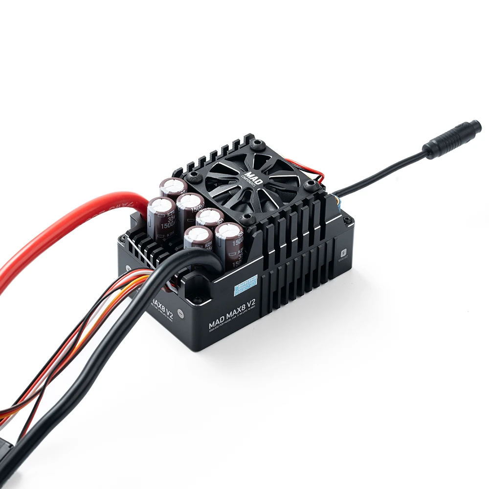MAD MAX8 HV (550A)3~8S V2 Brushless Sensored ESC For 1/6 1/7 RC Model Cars