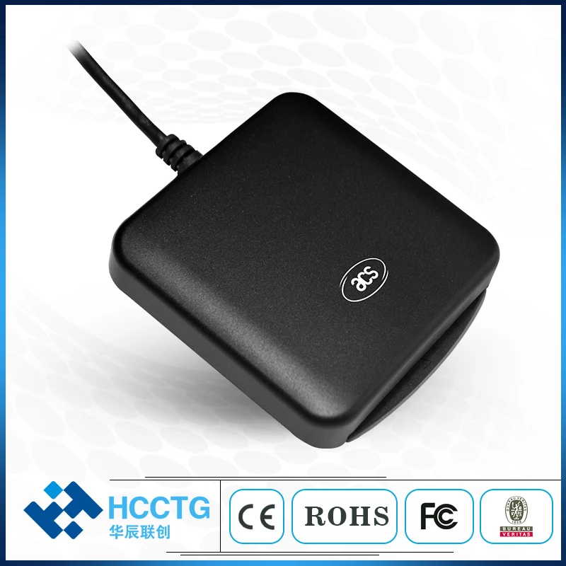 

Устройство считывания смарт-карт ACS, ISO 7816, USB Type A, совместимость с Windows/Linux/MAC/Android, устройство считывания чип-карт EMV IC, ACR39U-U1