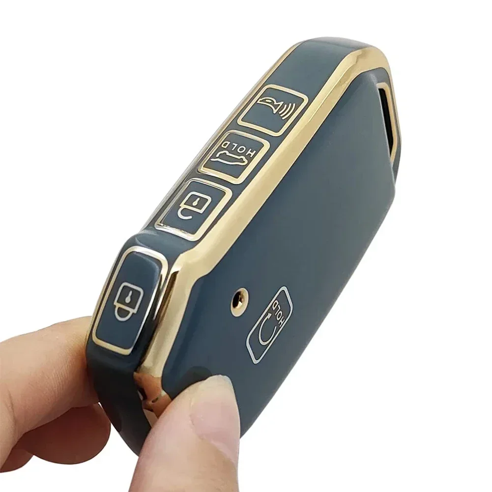 For Kia Telluride Telluride SX 2021 Sportage R 2022 K5 GT Line 2021 Seltos 2020 Remote Key Smart 5 Button Tpu Car Key Case Cover