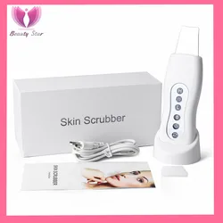 Ultrasonic Skin Scrubber Vibration Face Spatula Blackhead Remover Shovel Clean Cavitation Peeling Facial Lifting skin care