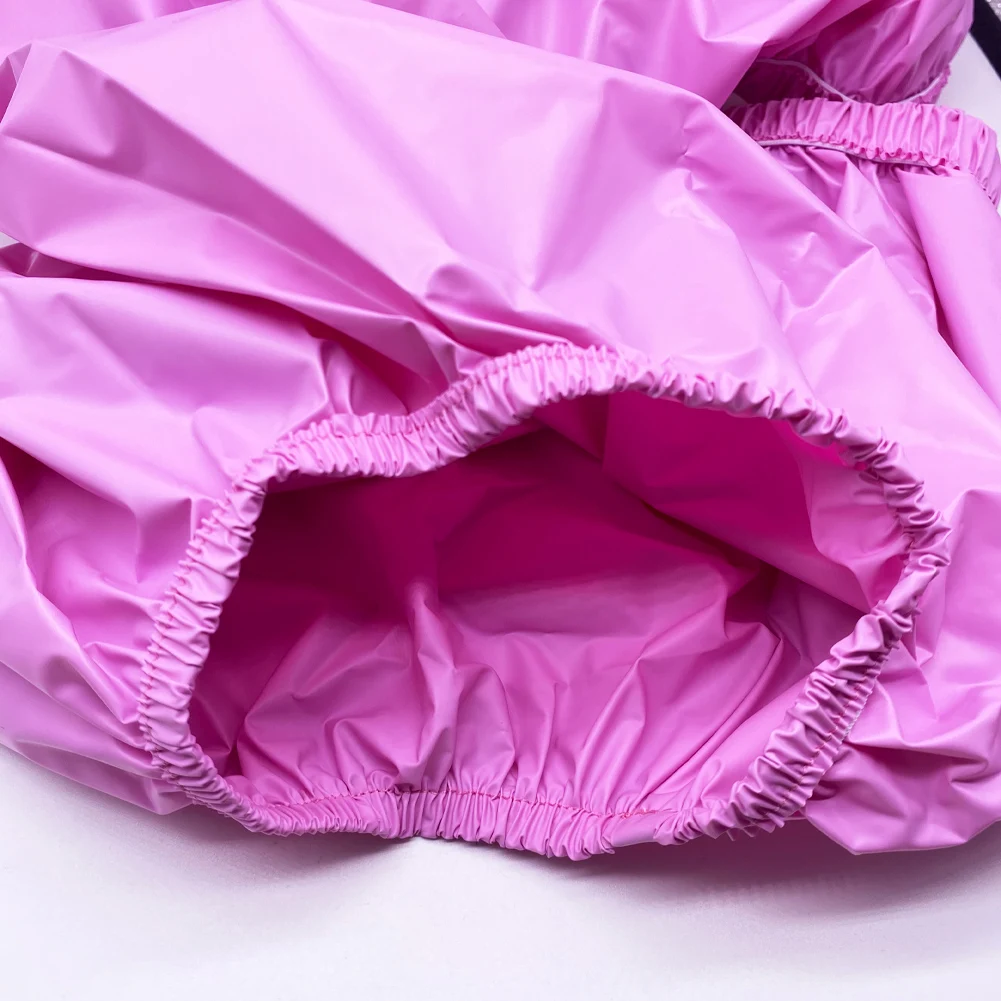 ملابس داخلية مضادة للتسرب للبالغين من أجل سلس البول، غطاء حفاضات للبالغين قابل للغسل منخفض الضوضاء وقابل لإعادة الاستخدام، سروال بلاستيكي أرجواني #3