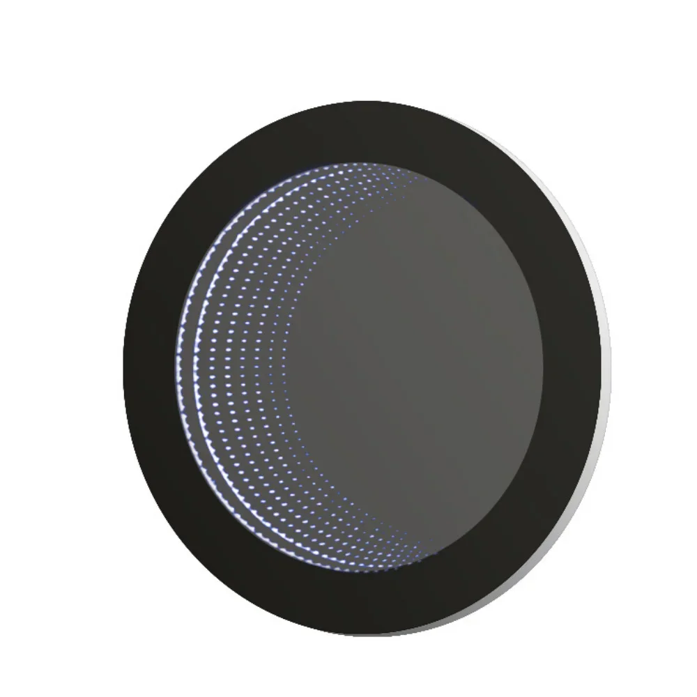

y Modern Wall 3d Mirror Magic Tunnel Bathroom Led Infinity Mirror