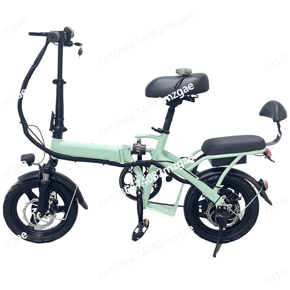 14-Inch folding electric vehicle driving electric bicycle new national standard lithium battery ultra-light and portable small