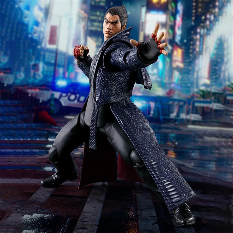 In Stock Original Bandai S.H.Figuarts SHF Tekken 8 Mishima Kazuya Animation Action Figure Toy Gift Model Collection Hobby WY