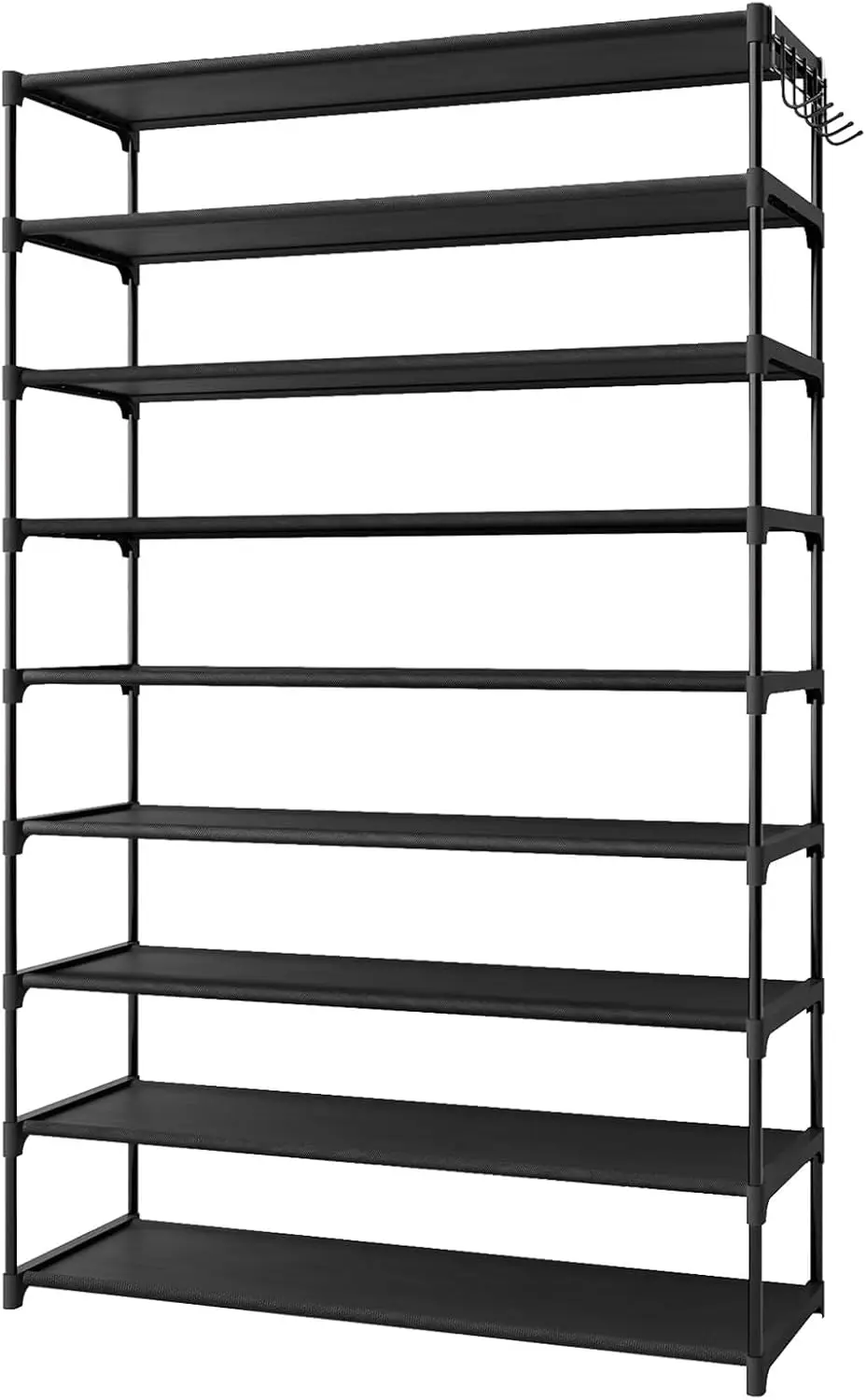 Shoe Rack - Premium Non-Woven Shoe Rack Shelf, Shoe Organizer for Closet, Entryway, Garage & Corridor, Sturdy & Durable Long