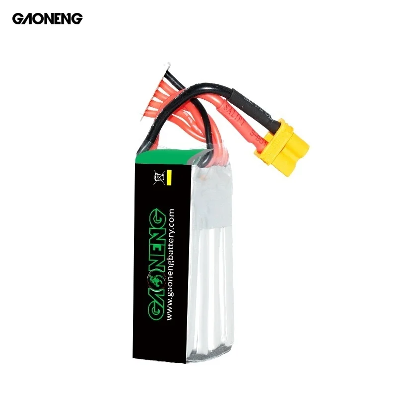 Batterie Lipo pour Drone RC FPV GNB 4S1P, 15.2V, 350mAh, pour Mini Quadcopter FPV, Modèle d'Avion UAV, Hélicoptère 70C 15.2V