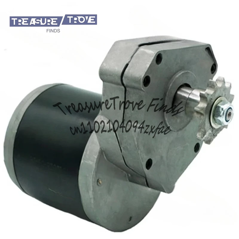 

Suitable for 12V24V600W45 rpm, DC motor, motor, 60V fertilization with sprocket, rotary tillage