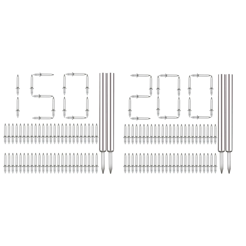 Plint Naadloze Nagels Dubbelkoppige Schroef, Plint Lijn Speciale Onzichtbare Veiligheid Nagels Met Mouw Tool