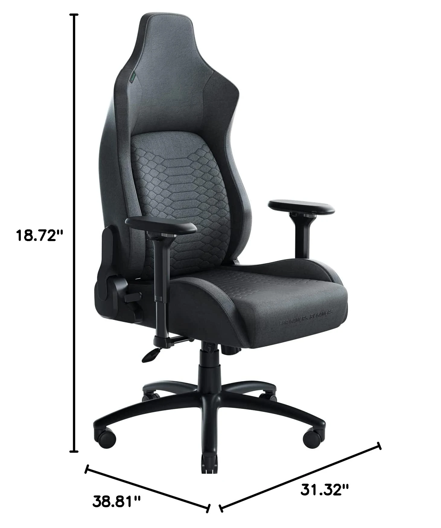Ergonomic Lumbar Support System Multi-Layered Synthetic Leather Foam Cushions Engineered Gaming Chair