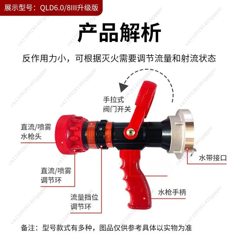OYLP Hose High Pressure Nozzle 40 Type DC Spray Multi-functional Flowering with Switch Recoilless Water Gun