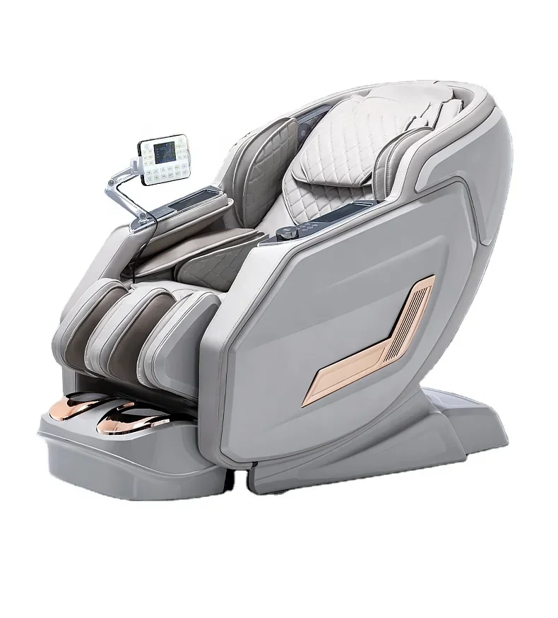 New Arrival Wholesale Latest 6D LCD Touch Space Walking Separate Footrest Electric Zero Gravity Massage Chair