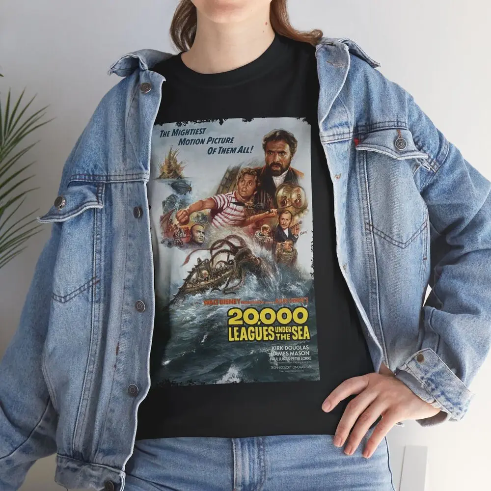 20,000 Leagues Under The Sea Movie Retro Shirt, Movie Themed Unisex T-Shirt