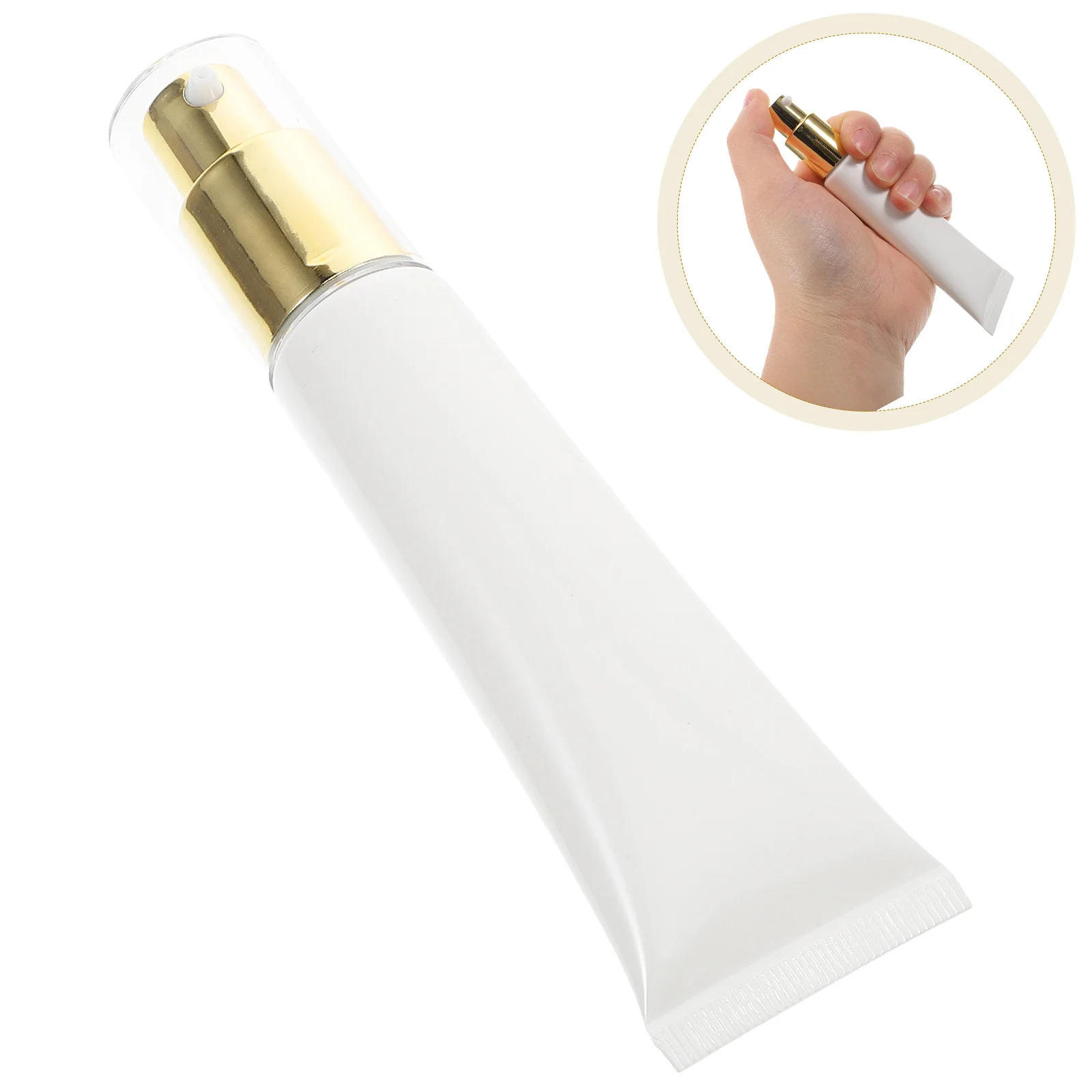 

Sub Bottle 30Ml Refillable Lotion Dispenser Squeeze Tube For Travel Shampoo Cream Empty Toiletry Container