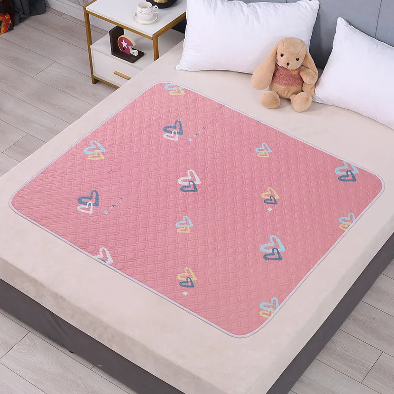 Waterproof Mattress Urine Mat Cartoon Baby Toddlers Bed Protector Diaper Nappy Adult Elder Incontinence Bed Pad Sheet Washable