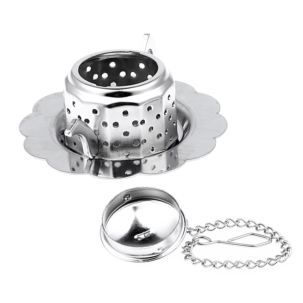 Stainless Steel Teapot Tea Infuser Spice Drink Strainer Herbal Filter