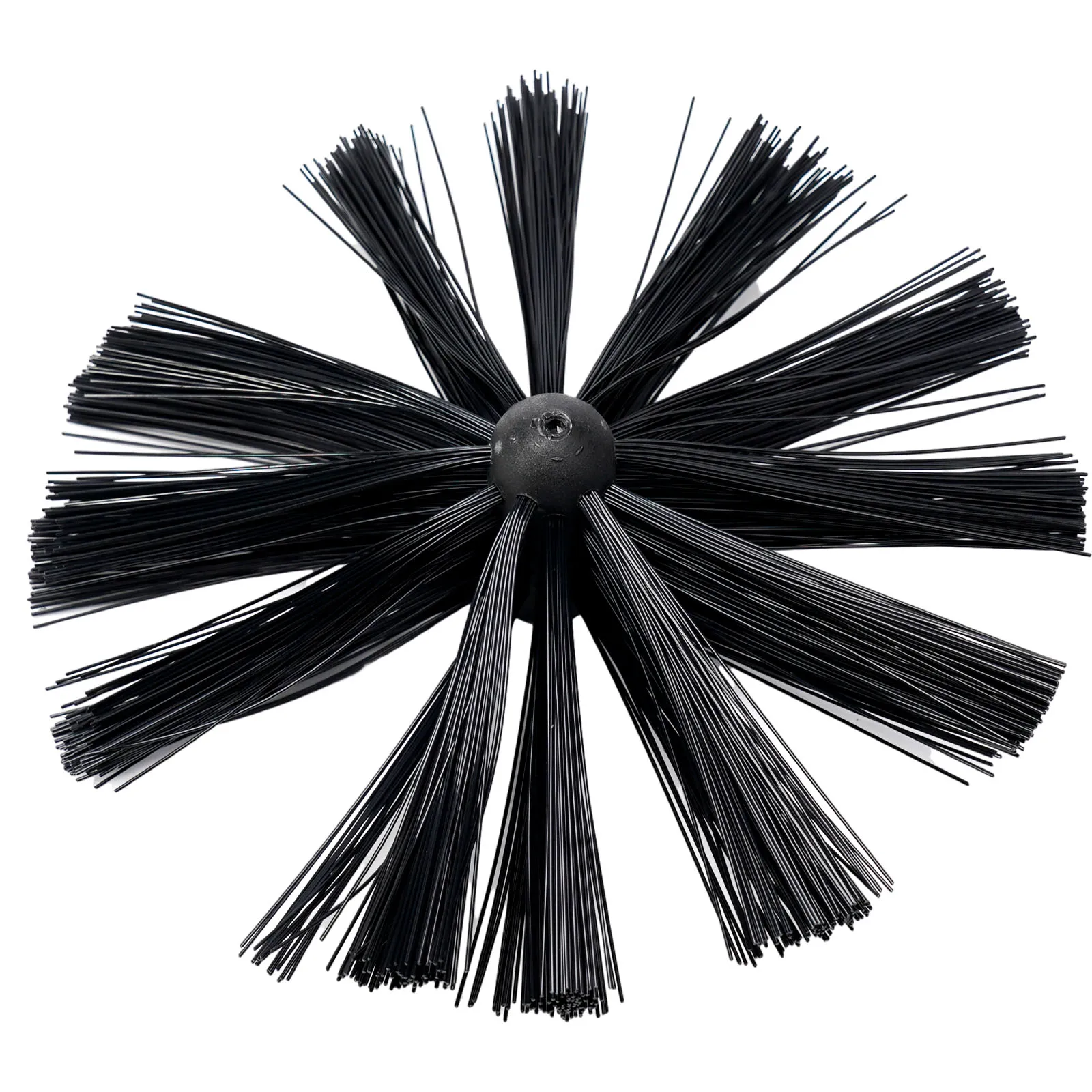 

200mm Dryer Vent Cleaning Brush Chimney Lint Remover Bristle Head Nylon Extends Up To 30 Feet Synthetic Brush Head