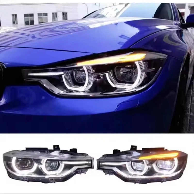 New Upgrade Laser LED Headlights for BMW F30 F80 2012-2018 Sequential Turn Signal Plug and Play Auto Lighting