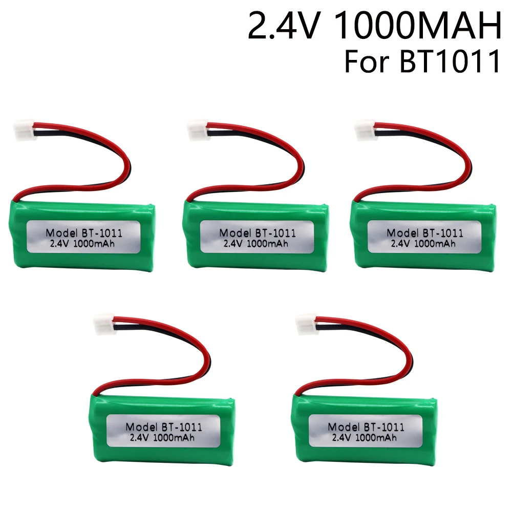 1-10PCS 2.4V 1000mAh Ni-MH Cordless Phone Battery for Uniden BT-1011 BT-1018 BT1011 BT1018 BT8001 BT-694 CPH-515D 2.4V 800MAH