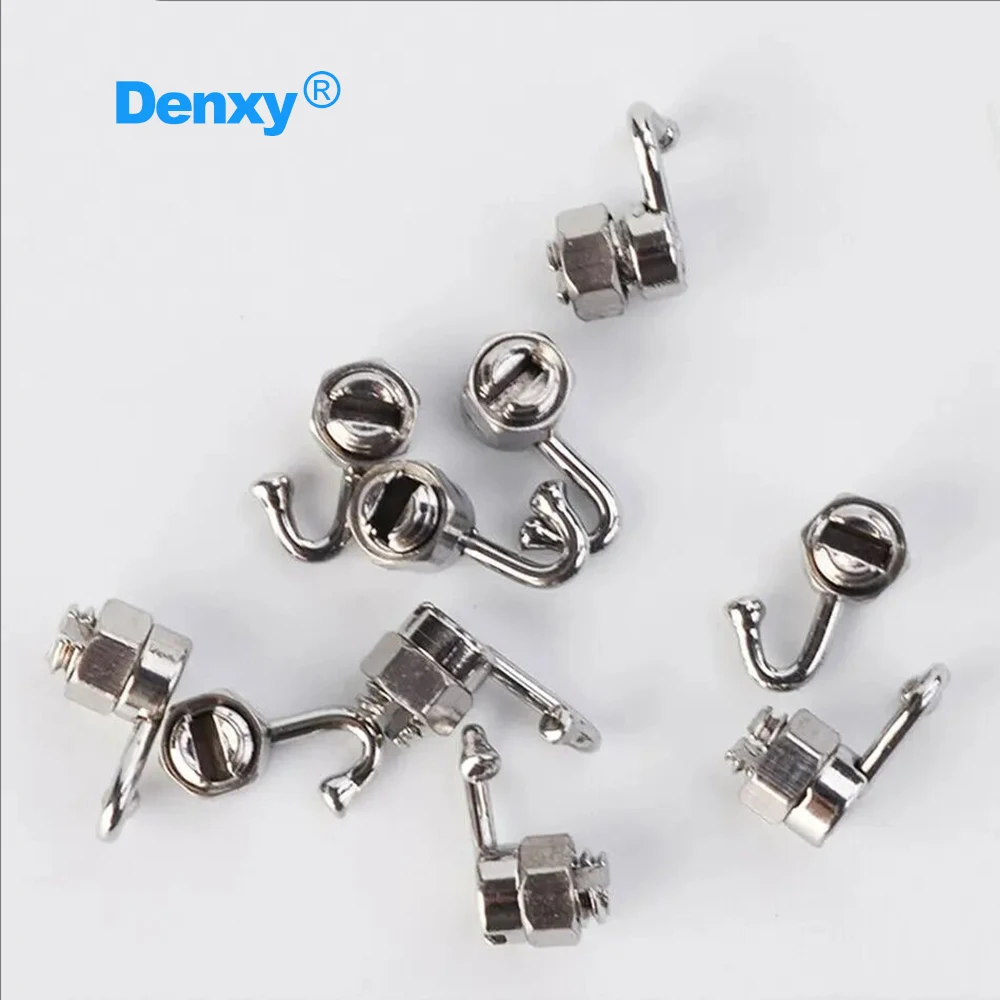 DENXY 20 Stück orthodontische Crimpable Haken, zahnärztliche orthodontische bewegliche Haken, Aktivitätshaken, orthodontische Brackets, Ortho-Aufsätze – Detail 4