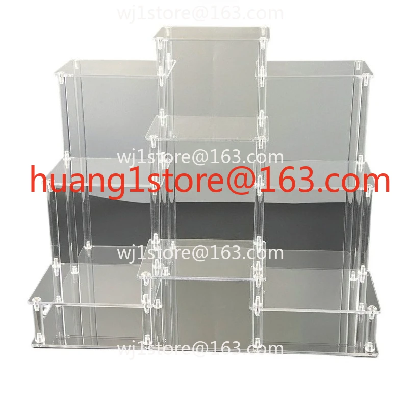 Transparent model cup display jewelry antique tea set storage rack