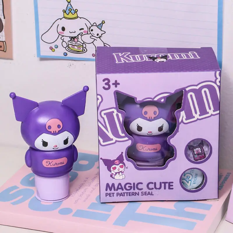 مجموعة طوابع سحرية قابلة لإعادة الاستخدام مكونة من 25 قطعة مع ملصقات قابلة للغسل على شكل حيوانات كورومي اللطيفة لنظام مكافأة الأطفال ومستلزمات الآباء والمعلمين