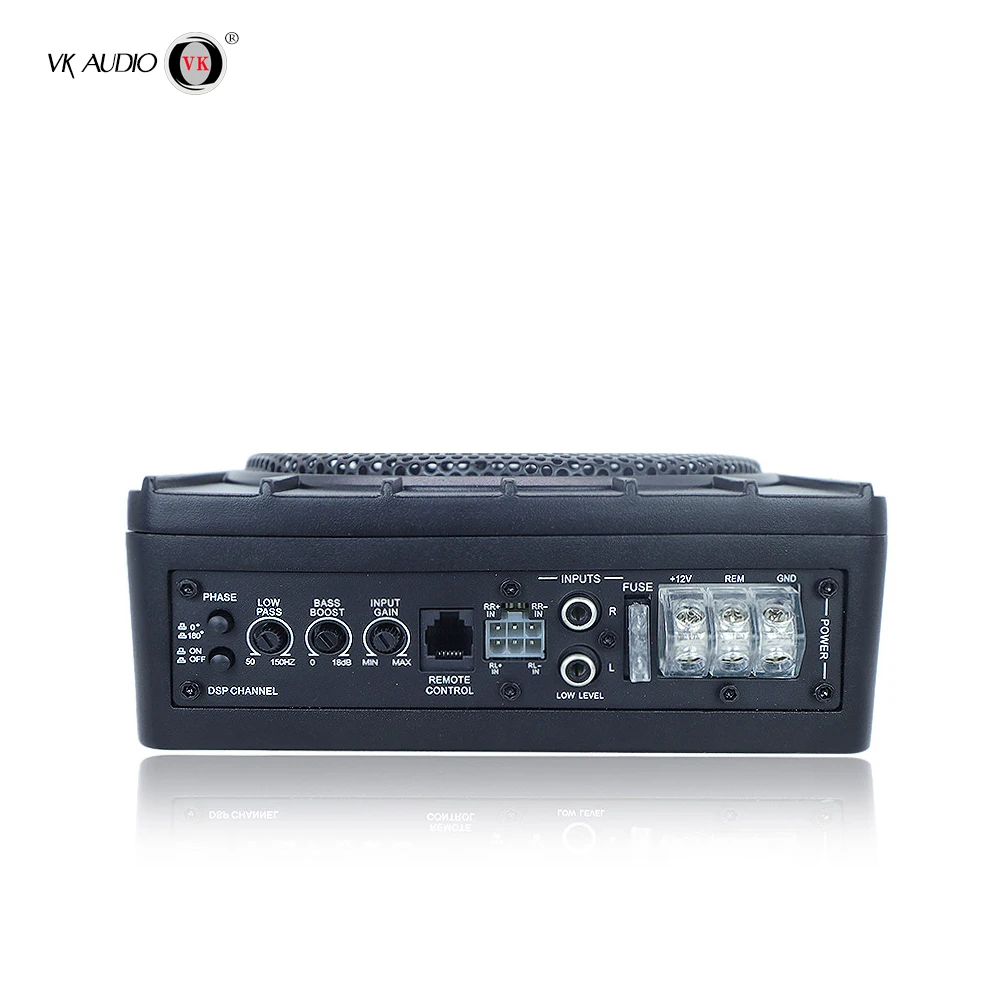 New 6.5-Inch Ultra-Thin Cannon Subwoofer 12V Car Audio Pure Subwoofer Power Active 40-128Hz Frequency Range 75-90dB Sensitivity
