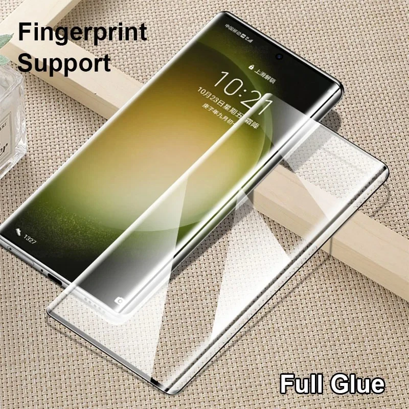 Entsperren Sie den Fingerabdruck ohne Loch, vollständig klebendes gehärtetes Glas für Samsung Galaxy S24 S23 S22 S21 S20 Plus Note 20 Ultra Displayschutzfolie – Detail 16