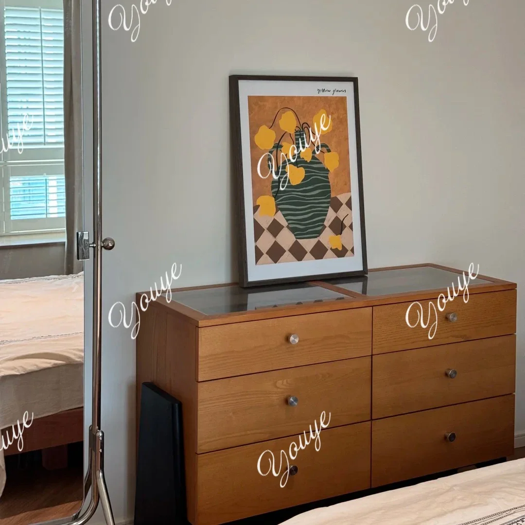 

J French Vintage Solid Wood Chest Of Drawers, Bedroom Storage Cabinet, Storage Vintage Living Room, Sofa, Sideboard, Entrance