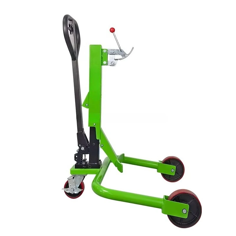 High Quality Manual Capacity 350kg 450kg Mobile Portable Oil Drum Handler Barrel Carrier Lifter Trolley Truck