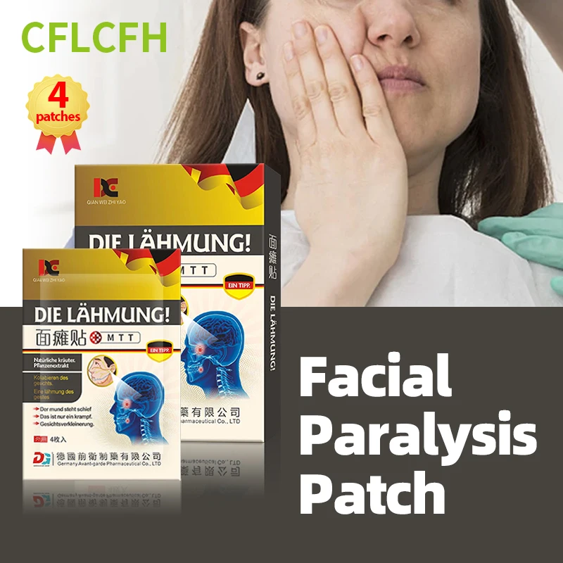 

Facial Paralysis Herbal Patch Face Neuritis Hemifacial Spasms Facial Nerve Palsy Treatment Medicine German Secret Recipe