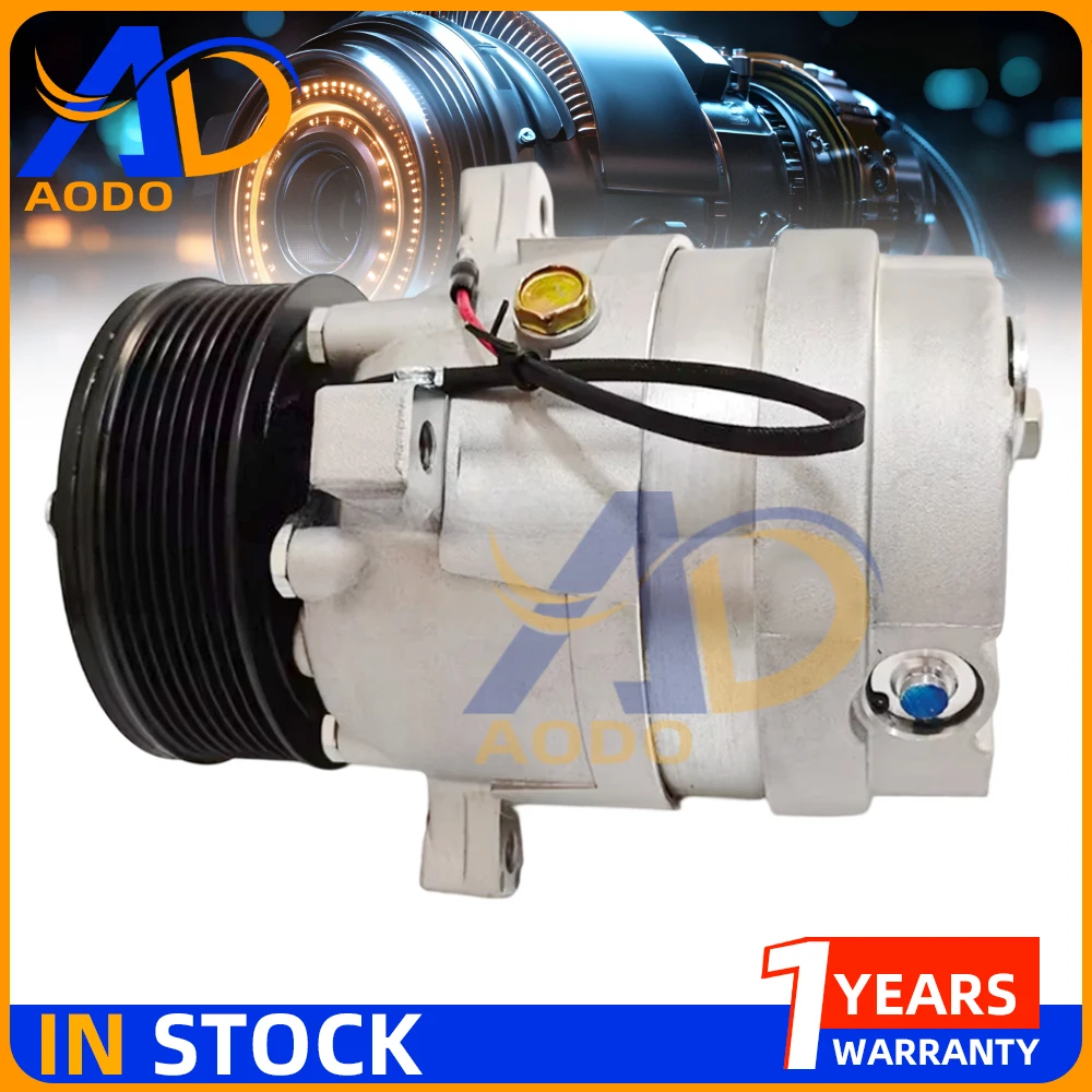 

V5 AC Compressor with Clutch For Tata Daewoo Ultra Novus Truck 652860-6005C 65.2860-6005C 65286506005C 8 Grooves 24V