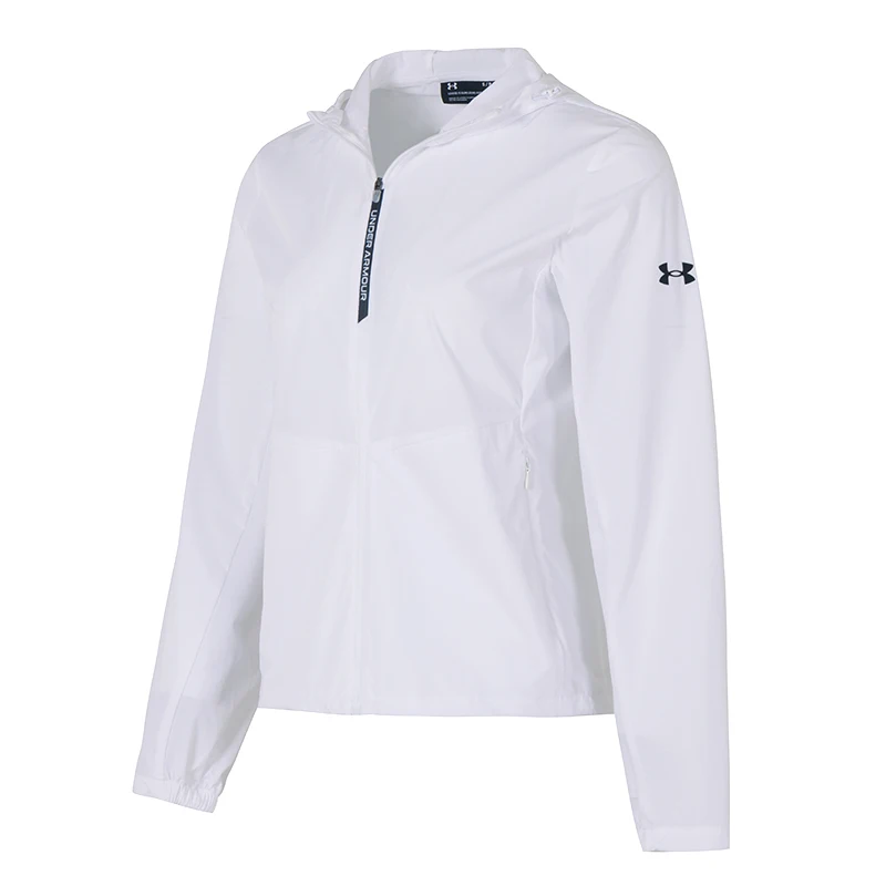 

Under Armour Women's Thin Jacket for Running, Fitness, Sun Protection, Hooded Woven Jacket 22500410-100