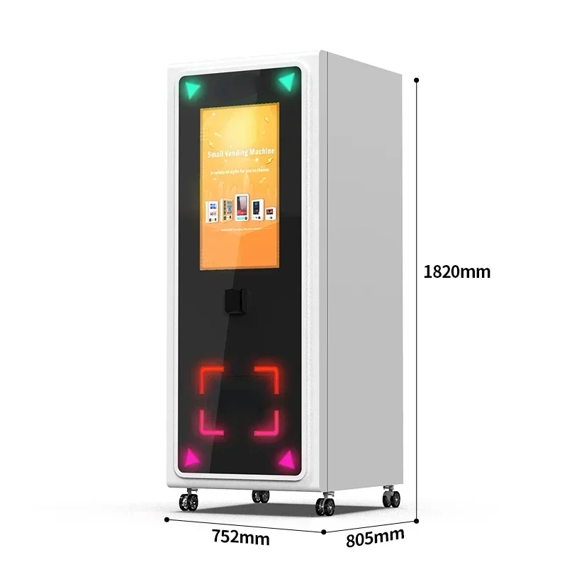 آلة بيع قراءة البطاقات الأوتوماتيكية لبطاقة الهوية رخيصة ودقيقة، شاشة لمس 32 بوصة، Cbd الذكي، التحقق من العمر، آمنة و