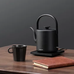 800ml Retro Electric Kettle Water Boiler 304 Stainless Steel Teapot For Home Office Hotel Tea Coffee STRIX Thermostat Safety