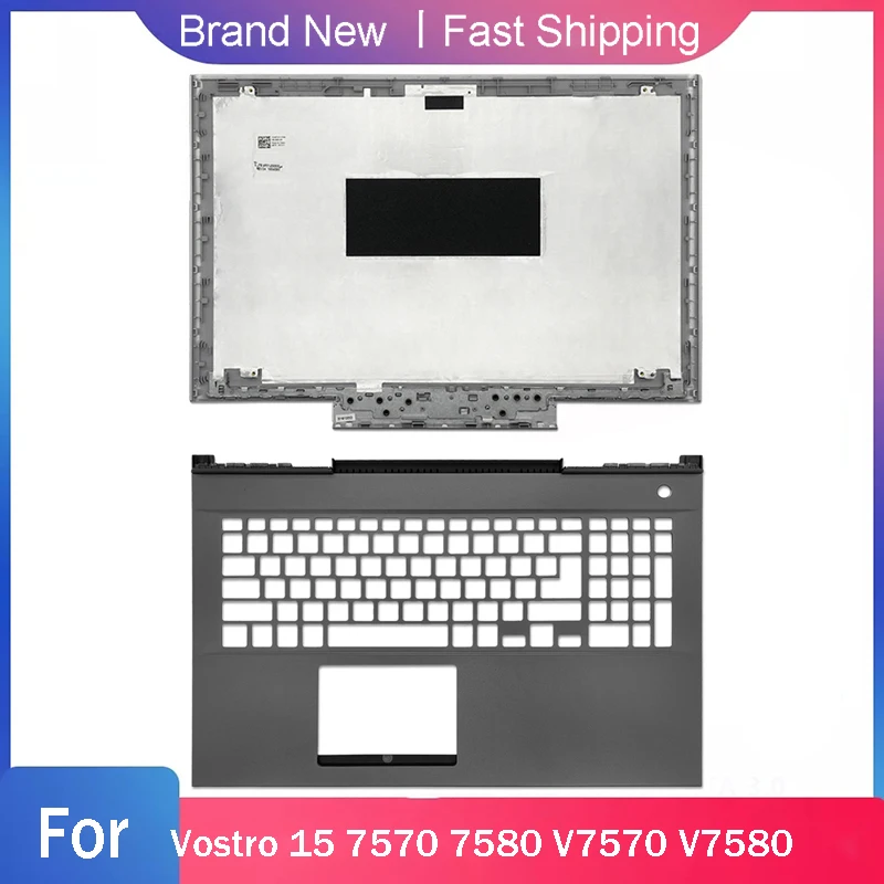 New Palmrest Upper For Dell Vostro 15 7570 7580 V7570 V7580 Laptop LCD Back Top Cover Rear Lid Silver A Cover 09TVGV Refurbish