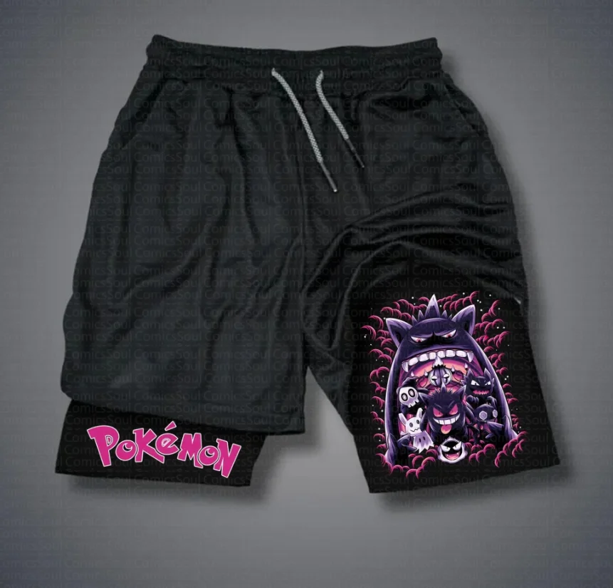 shorts-esportivos-oficiais-pokemon-anime-collaboration-shorts-unissex-estilo-kei-retro-respiravel-de-secagem-rapida-para-badminton