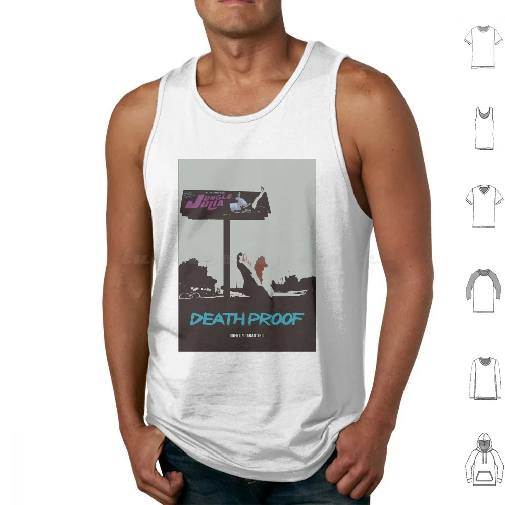 Death Proof Retro Movie Tank Tops Print Cotton Movie Death Proof Film Retro Tarantino Cinema Kill Bill Quentin